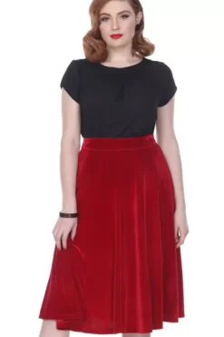 Alice Skirt (Red Velvet)>Bettie Page Discount