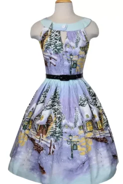 Anastasis Dress (Winter Wonderland)>Bettie Page Clearance