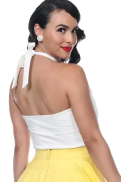 Anna Top (Ivory Ponte) By>Bettie Page Discount