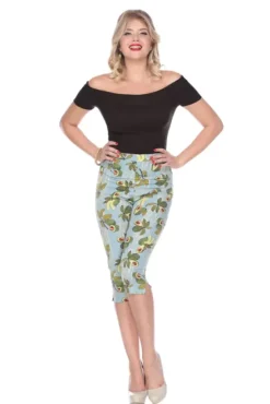 Debby Short Sleeved Top (Black) By>Bettie Page Best