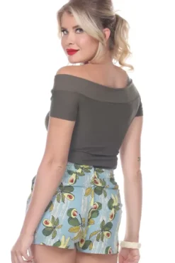 Delilah Shorts (Avocado) By>Bettie Page Online