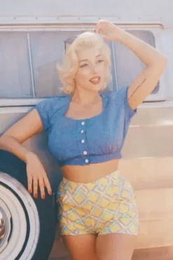 Delilah Shorts (Sunshine) By>Bettie Page Outlet