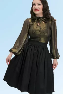 Ellie Skirt (Black) By>Bettie Page Discount
