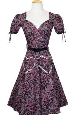 Josie Dress (Black Bandana)>Bettie Page