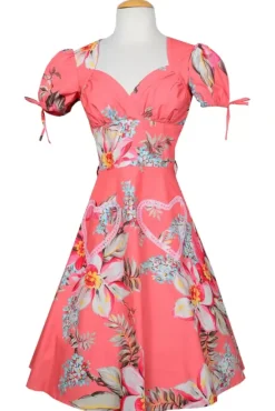 Josie Dress (Pink Floral)>Bettie Page Sale
