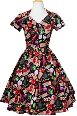 Lylian Dress (Gumbo)>Bettie Page Sale