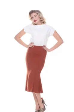 Mermaid Skirt (Rust) By>Bettie Page Outlet