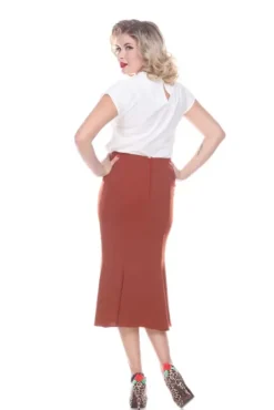 Mermaid Skirt (Rust) By>Bettie Page Outlet