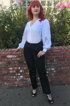 Monica Trouser (Black) By>Bettie Page Hot