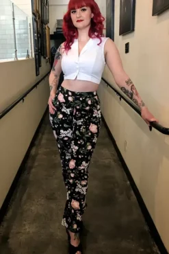 Monica Trouser (Blossom) By>Bettie Page Hot