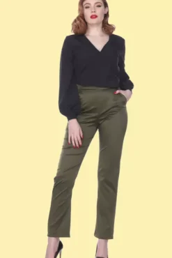 Monica Trouser (Olive) By><noscript><img width=