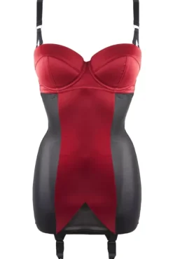 Shaping Corsolette (Black/Red)><noscript><img width=
