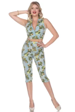 Tucson Top (Avocado) By>Bettie Page