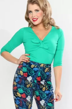 Twist & Shout Top (Grass)>Bettie Page Discount